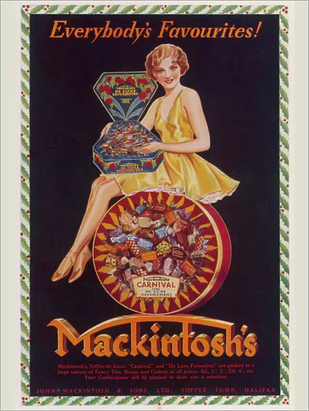 Advert for Mackintoshs toffee