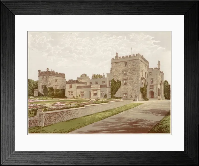 Framed Print : Muncaster Castle, Cumberland Date: 1879 Framed Print : Muncaster Castle, Cumberland Date: 1879