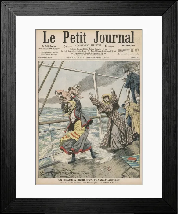 Framed Print : MAD WOMAN / 1906 Framed Print : MAD WOMAN / 1906