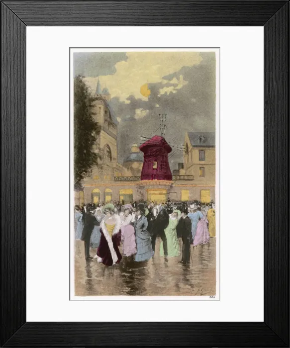 Framed Print : MOULIN ROUGE NIGHTLIFE Framed Print : MOULIN ROUGE NIGHTLIFE