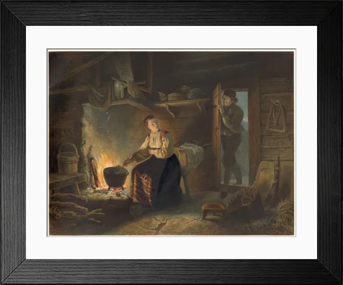 Framed Print : SOCIAL / NORWAY COURTSHIP Framed Print : SOCIAL / NORWAY COURTSHIP
