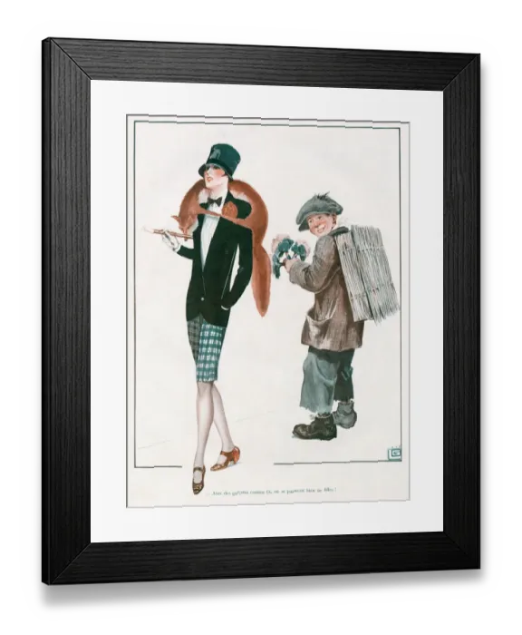 Framed Print : Boyish look: comment on the masculine cut of contemporary fashions & fashionable Framed Print : Boyish look: comment on the masculine cut of contemporary fashions & fashionable