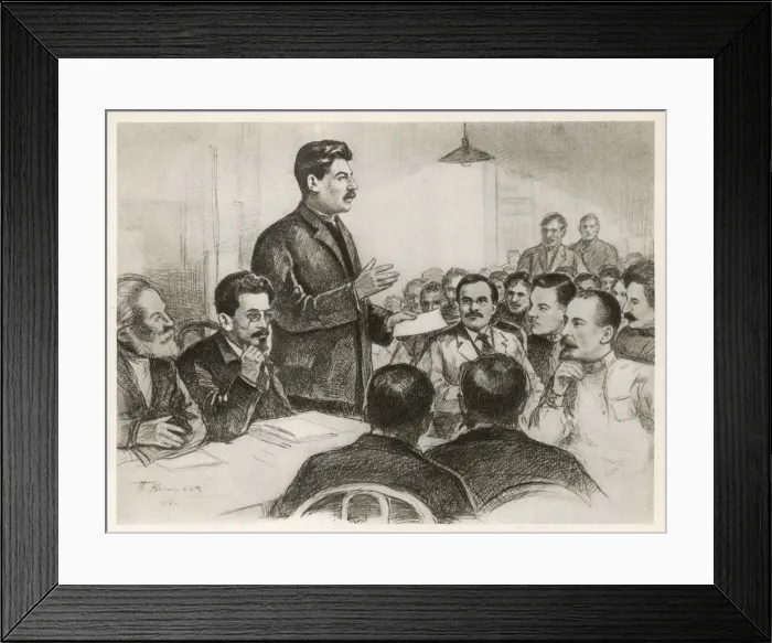 Framed Print : STALIN IN 1917 Framed Print : STALIN IN 1917