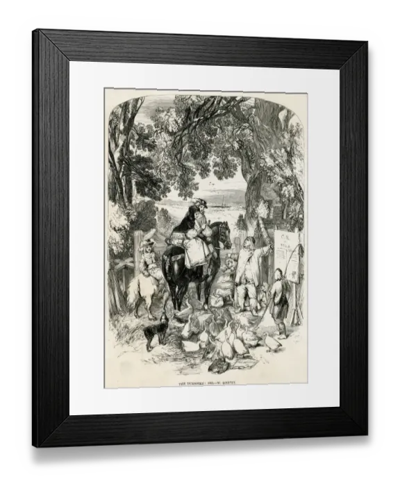 Framed Print : Turnpike. Couple wanting to go through a turnpike into the city Framed Print : Turnpike. Couple wanting to go through a turnpike into the city