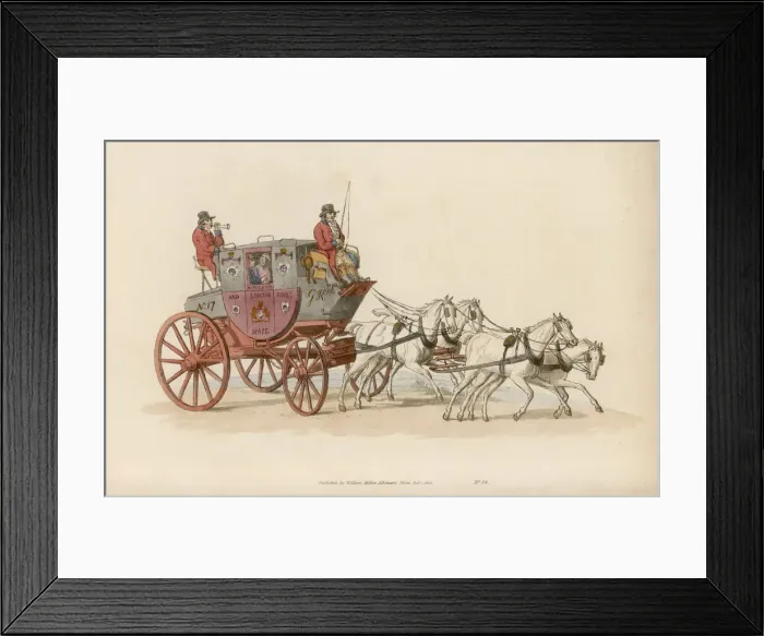 Framed Print : PYNE - MAIL COACH Framed Print : PYNE - MAIL COACH