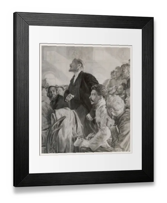 Framed Print : LENIN AND STALIN