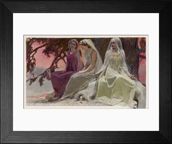 Framed Print : The Norns are the equivalent of the Fates Framed Print : The Norns are the equivalent of the Fates