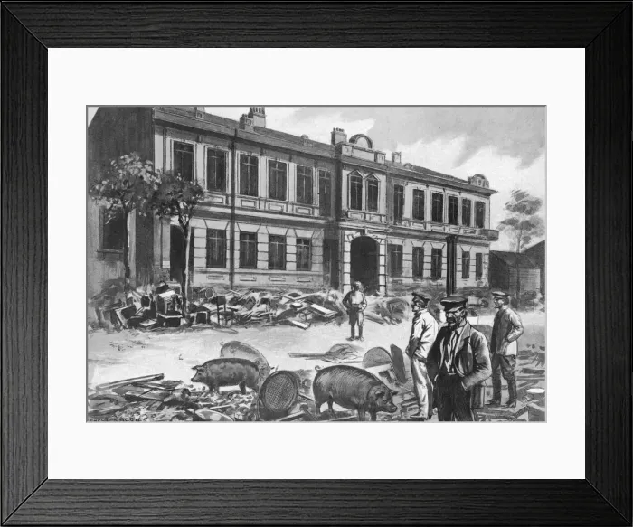 Framed Print : ANTI-JEWISH RIOTS Framed Print : ANTI-JEWISH RIOTS