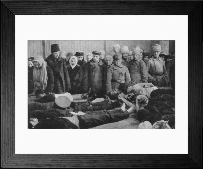 Framed Print : VIEWING THE VICTIMS Framed Print : VIEWING THE VICTIMS