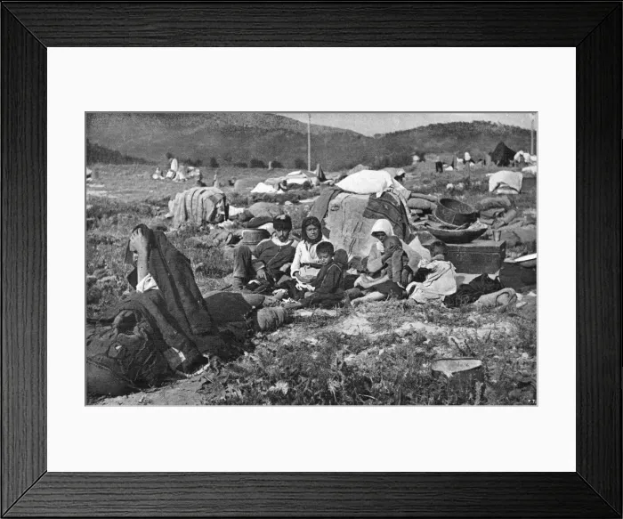 Framed Print : FAMINE VICTIMS Framed Print : FAMINE VICTIMS