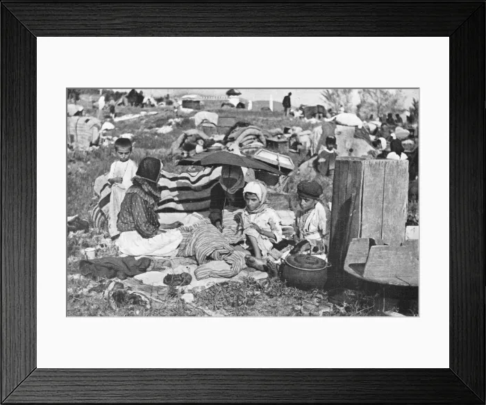 Framed Print : STARVING REFUGEES Framed Print : STARVING REFUGEES