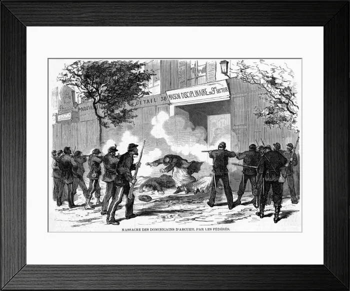 Framed Print : DOMINICANS MASSACRED Framed Print : DOMINICANS MASSACRED