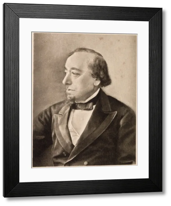 Framed Print : Benjamin Disraeli (1804 - 1881), British statesman and Conservative politician Framed Print : Benjamin Disraeli (1804 - 1881), British statesman and Conservative politician