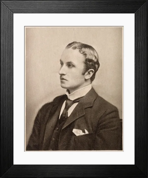 Framed Print : George Nathaniel Curzon, 1st Marquess Curzon of Kedleston (1859 - 1925) Framed Print : George Nathaniel Curzon, 1st Marquess Curzon of Kedleston (1859 - 1925)