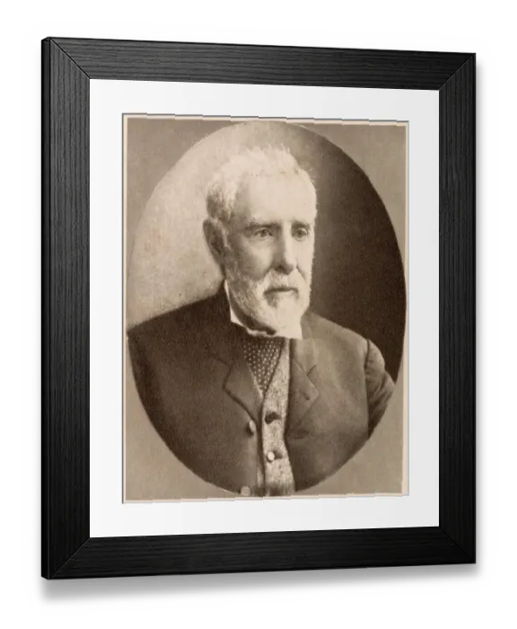 Framed Print : Sir George Grey (1812 - 1898), British soldier, explorer Framed Print : Sir George Grey (1812 - 1898), British soldier, explorer