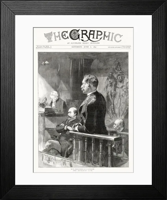 Framed Print : In the witness box William Gordon-Cumming a decorated lieutenant colonel in the Scots Framed Print : In the witness box William Gordon-Cumming a decorated lieutenant colonel in the Scots