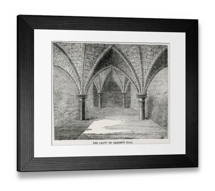 Framed Print : Gerard Hall, Basing Lane, London Framed Print : Gerard Hall, Basing Lane, London