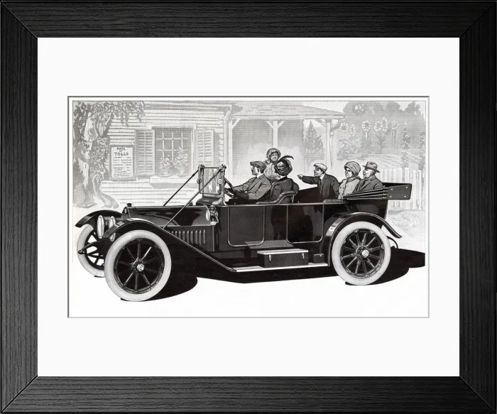 Framed Print : Chalmers Motor Car 1913 Framed Print : Chalmers Motor Car 1913