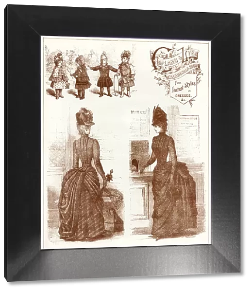 Advert for Copland & Lye womens latest fashion 1887