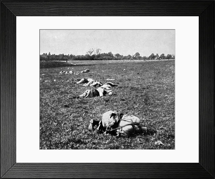 Framed Print : Dead Turcos on the battlefield Framed Print : Dead Turcos on the battlefield