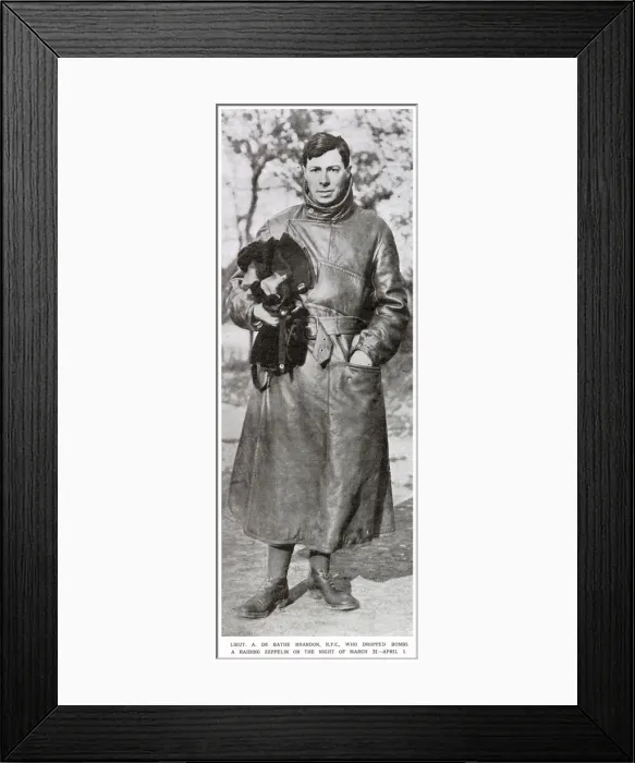 Framed Print : Lieutenant Alfred Brandon (1883 - 1974), New Zealand lawyer Framed Print : Lieutenant Alfred Brandon (1883 - 1974), New Zealand lawyer