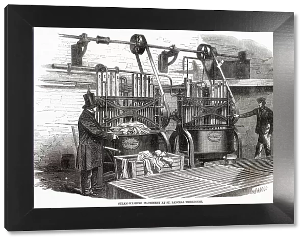 Steam-washing machinery at St. Pancras Workhouse