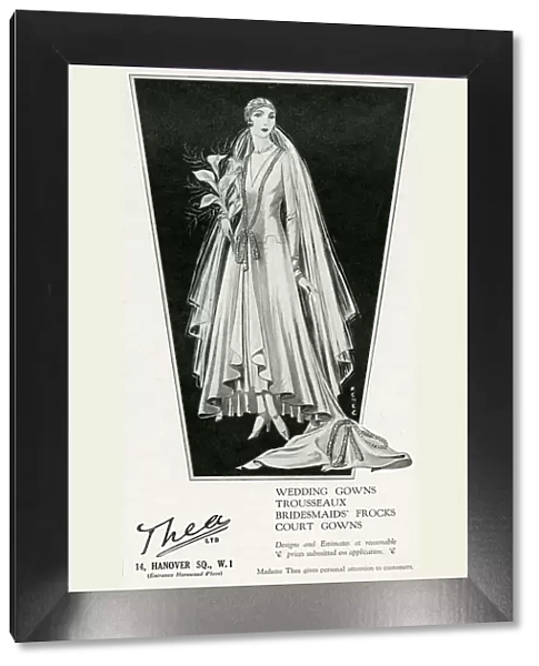 Advert for Madame Thea - wedding gowns 1929