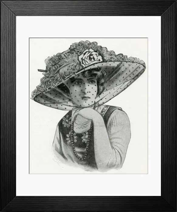 Framed Print : Womens fashion 1912 Framed Print : Womens fashion 1912