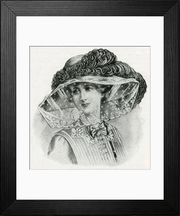 Framed Print : Womens fashion 1912 Framed Print : Womens fashion 1912