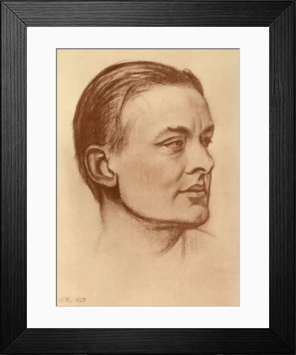 Framed Print : Ts Eliot / Rothenstein Framed Print : Ts Eliot / Rothenstein