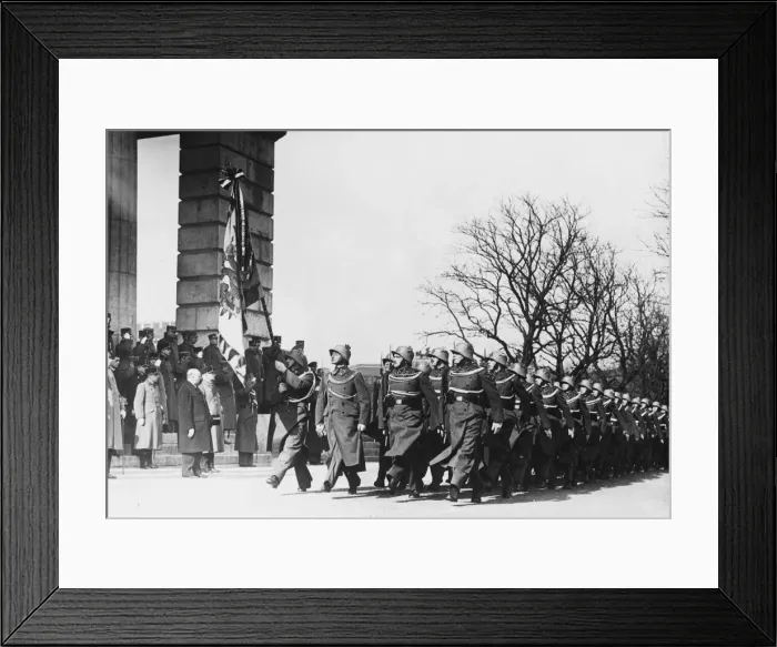 Framed Print : Vienna Guard regiment - Anschluss Framed Print : Vienna Guard regiment - Anschluss