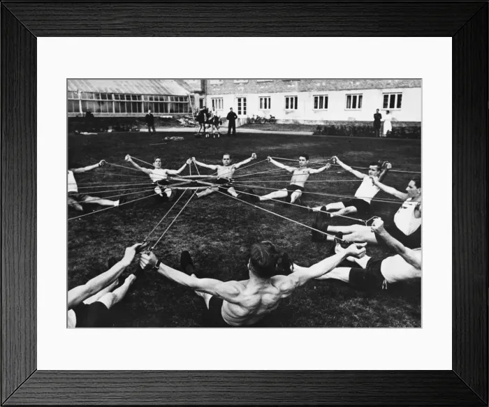 Framed Print : German physiotherapy WWII Framed Print : German physiotherapy WWII