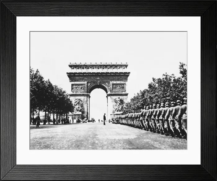 Framed Print : German troops in France WWII Framed Print : German troops in France WWII