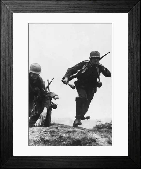 Framed Print : German soldiers WWII Framed Print : German soldiers WWII