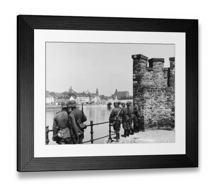Framed Print : German troops in Mstricht WWII Framed Print : German troops in Mstricht WWII