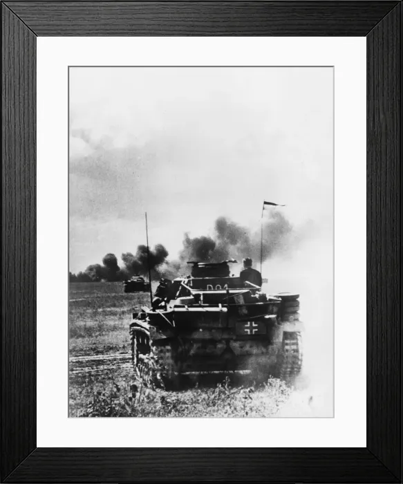 Framed Print : German tank WWII Framed Print : German tank WWII