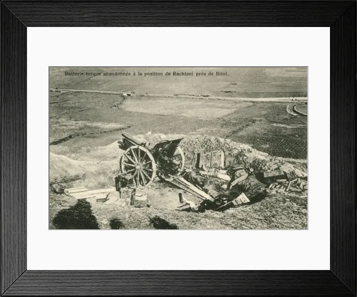Framed Print : First Balkan War - Abandoned Gun Battery Framed Print : First Balkan War - Abandoned Gun Battery