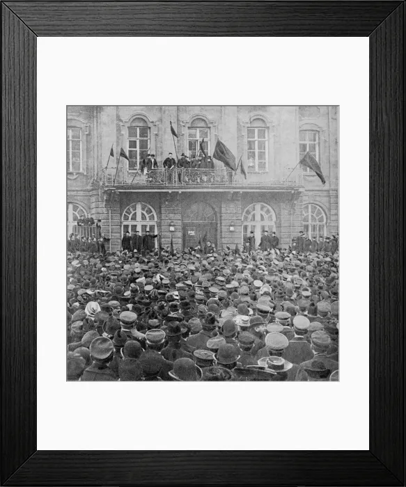 Framed Print : Demonstrations in St Petersburg Framed Print : Demonstrations in St Petersburg