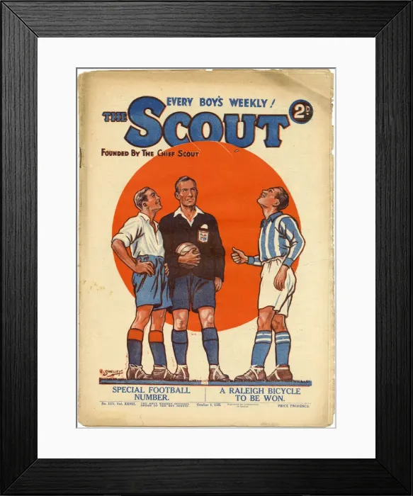 Framed Print : The Scout magazine Special Football Number Framed Print : The Scout magazine Special Football Number
