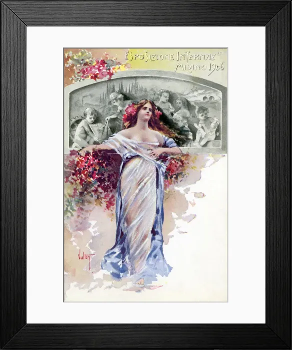 Framed Print : International Exhibition - Milan, Italy - 1906 Framed Print : International Exhibition - Milan, Italy - 1906