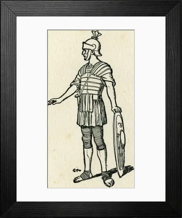 Framed Print : A Roman Soldier Framed Print : A Roman Soldier