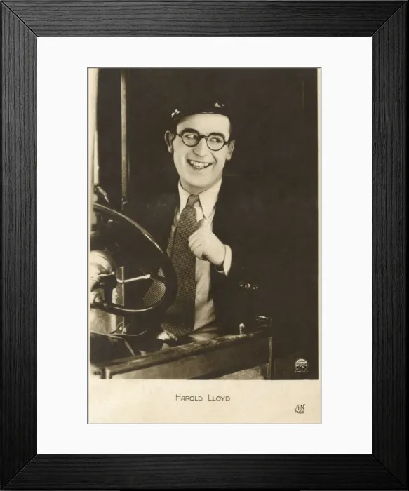 Framed Print : Harold Lloyd in Speedy Framed Print : Harold Lloyd in Speedy