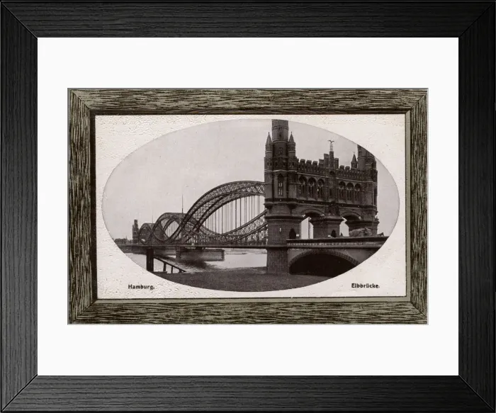 Framed Print : Elbbrucke, Hamburg, Germany Framed Print : Elbbrucke, Hamburg, Germany