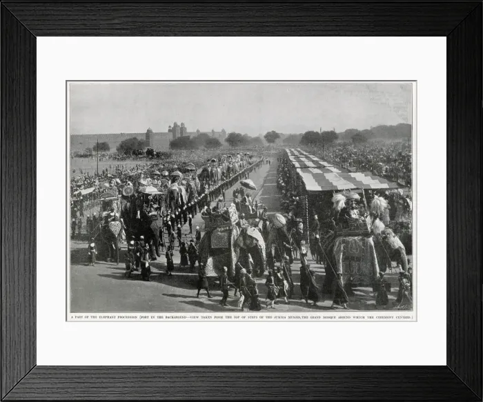 Framed Print : The opening days of the coronation ceremonies to mark the Emperor of India with Edward Framed Print : The opening days of the coronation ceremonies to mark the Emperor of India with Edward