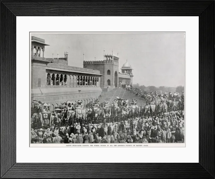 Framed Print : The opening days of the coronation ceremonies to mark the Emperor of India with Edward Framed Print : The opening days of the coronation ceremonies to mark the Emperor of India with Edward