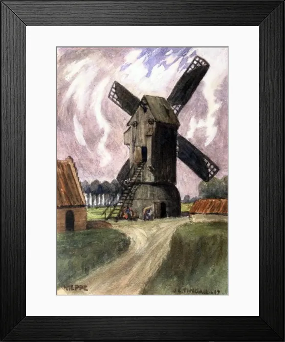 Framed Print : Nieppe, just outside Northern boundary of Armentieres, WW1 Framed Print : Nieppe, just outside Northern boundary of Armentieres, WW1