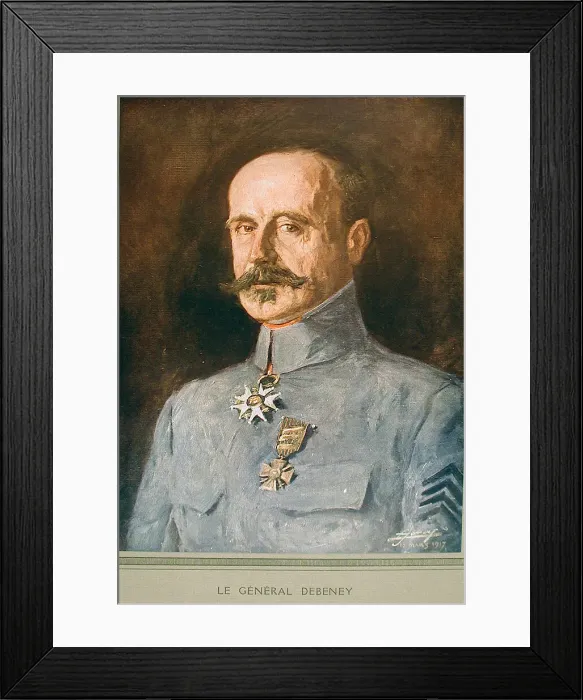 Framed Print : General Debeney, dated 16th March 1917 Framed Print : General Debeney, dated 16th March 1917