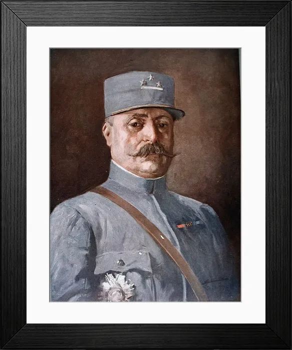 Framed Print : General Guillaumat, dated Sepember 1917 Framed Print : General Guillaumat, dated Sepember 1917