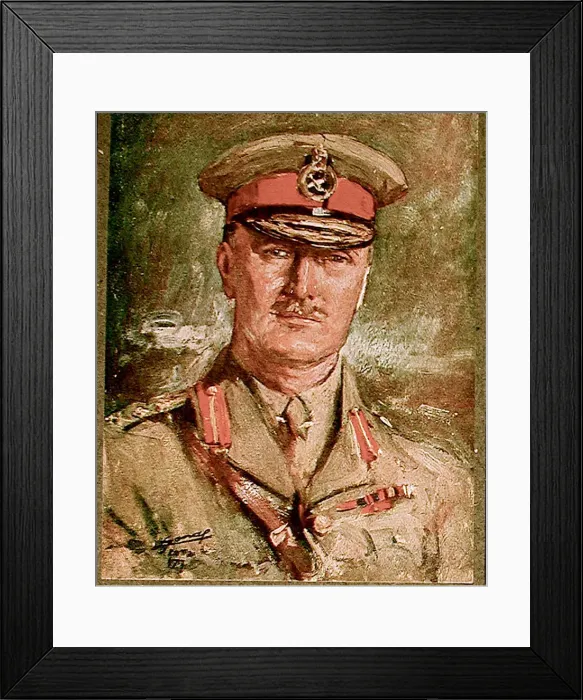 Framed Print : General Sir Edmund Allenby, dated 20th May 1917 Framed Print : General Sir Edmund Allenby, dated 20th May 1917