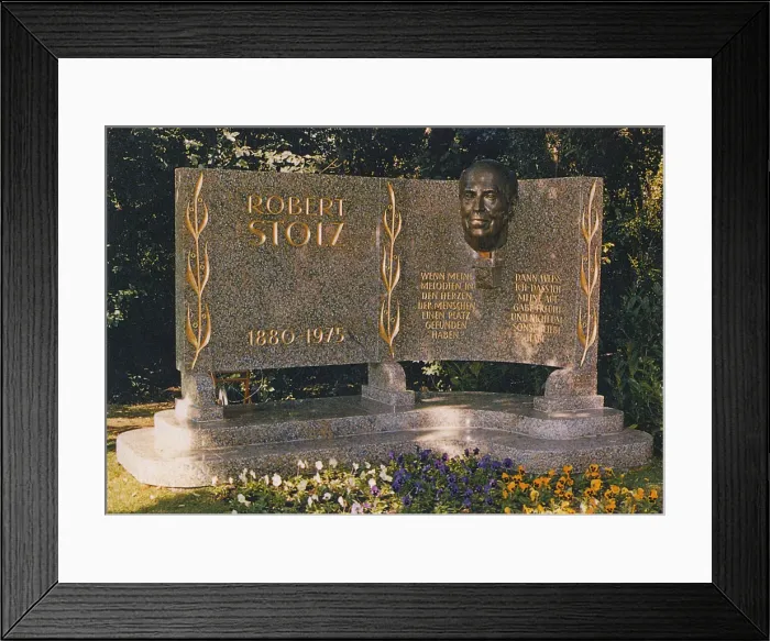 Framed Print : Memorial to Austrian Songwriter and Conductor Robert Stolz Framed Print : Memorial to Austrian Songwriter and Conductor Robert Stolz